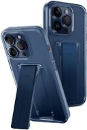 UNIQ Heldro Mount+ védőburkolat iPhone 15 Pro Max készülékhez állvánnyal, Ultramarin (Deep blue) - Telefon tok