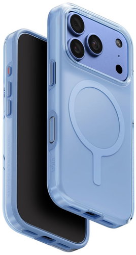 UNIQ Clario MagClick charging ochranný kryt na iPhone 17 Pro/18 Pro, Cool blue - Phone Cover - Main image