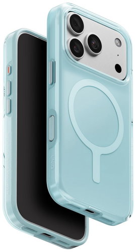 UNIQ Clario MagClick charging ochranný kryt na iPhone 17 Pro/18 Pro, Glacier mint - Phone Cover - Main image