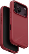UNIQ Lino ochranný kryt na iPhone 17 Pro/18 Pro, Cranberry red - Phone Cover