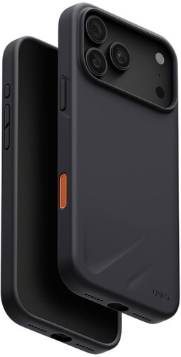 UNIQ Lino ochranný kryt na iPhone 17 Pro Max/18 Pro Max, Charcoal grey Main image UNIQ Lino ochranný kryt na iPhone 17 Pro Max/18 Pro Max, Charcoal grey - Phone Cover - Main image