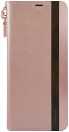 Uunique flip Wooden/Aluminium Galaxy S8 Pink - Mobiltelefon tok