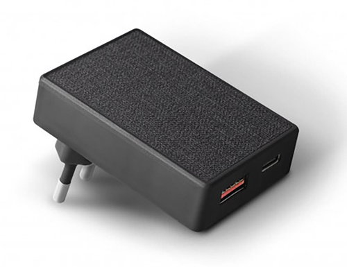 Uniq Votre Slim Duo Black - Wall Charger - Main image