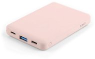 Uniq Fuele Mini 8000 mAH USB-C PD Pocket Power Bank Blush ružový - Powerbank