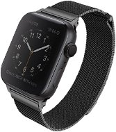 Uniq Dante pre Apple Watch 44 mm Midnight čierny - Remienok na hodinky