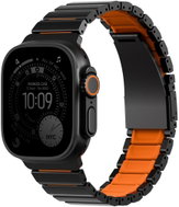UNIQ Strova Flex for Apple Watch 49/46/45/44 mm, Midnight black/Volt orange - Watch Strap