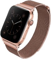 Uniq Dante szíj Apple Watch 44mm okosórához, rózsaarany - Szíj