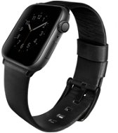 Uniq Mondain pre Apple Watch 44 mm Midnight čierny - Remienok na hodinky