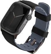 UNIQ Linus Airsoft Silikonarmband für Apple Watch 42 mm / 44 mm / 45 mm / Ultra 49 mm - schwarz - Armband