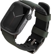 UNIQ Linus Airsoft Silikonový řemínek pro Apple Watch 42/44/45/Ultra 49mm zelený - Watch Strap