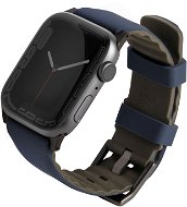UNIQ Linus Airsoft Silikonový řemínek pro Apple Watch 42/44/45/Ultra 49mm modrý - Watch Strap