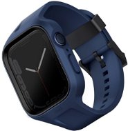 UNIQ Monos 2v1 řemínek a ochranné pouzdro pro Apple Watch 44/45mm modrý - Watch Strap