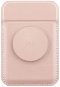 UNIQ Flixa magnetická peněženka a stojánek s úchytem, Blush pink -  MagSafe Wallet