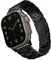 Uniq Osta Gliederarmband aus Stahl für die Apple Watch 49/45/44/42mm, Midnight (Black) - Armband
