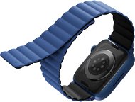 Uniq Revix Reversible Magnetic řemínek pro Apple Watch 42/44/45/Ultra 49mm modrý/černý - Řemínek