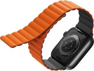 Uniq Revix Reversible Magnetic Armband für Apple Watch 42/44/45/Ultra 49mm grau/orange - Armband