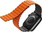 Uniq Revix Reversible Magnetic Armband für Apple Watch 42/44/45/Ultra 49mm grau/orange - Armband