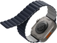 Uniq Revix Reversible Magnetic řemínek pro Apple Watch 42/44/45/Ultra 49mm modrý/šedý - Řemínek