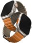 Uniq Revix Premium Edition Reversible Magnetic řemínek pro Apple Watch 49/45/44/42mm oranžový/khaki - Watch Strap