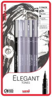 UNI PIN - Elegant Tones set of 5 liners - Fineliner Pens