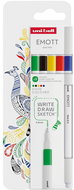 UNI EMOTT VIVID - set of 5 colours - Fineliner Pens