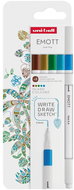 UNI EMOTT ISLAND - set of 5 colours - Fineliner Pens