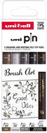 UNI PIN Creative Writing Brush Art (EFB/BR) - set of 5 - Fineliner Pens