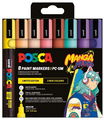 UNI Posca PC-5M, Manga Hero - Limitovaná edice, 1,8 - 2,5 mm - sada 8 ks