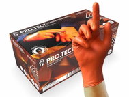 Unigloves Nitrile Gloves - PRO. TECT ORANGE DIAMOND HD S - Medical Gloves