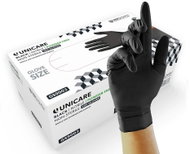 Unigloves Nitrile Gloves Black - Soft Black S - Medical Gloves