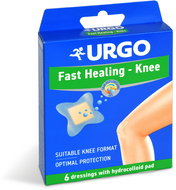 URGO FAST HEALING-KNEE for Knees, Hydrocolloid Pad,  6 pcs - Plaster
