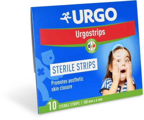 URGOSTRIPS Sterile Skin Closure Strips 100 x 6mm  10 pcs - Plaster - Main image