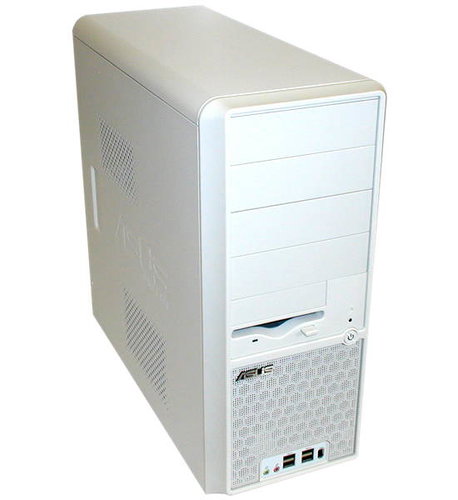 ASUS MiddleTower TA252 bílý (white), 4x5.25", 2x+3x 3.5", 350W, 4xUSB/ FW/ audio - PC Case - Main image