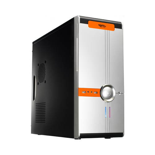 ASUS MiddleTower TA-B71 HD stříbrno-černý - Počítačová skříň - Hlavní obrázek
