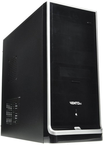 ASUS MiddleTower TA-K51 černo-stříbrný - Počítačová skříň - Hlavný obrázok