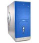 SPIRE SP-6190U modro-střibrný (blue-silver) middle tower, 350W ATX, 4x 5.25", 1+5x 3.5", USB/ audio - -