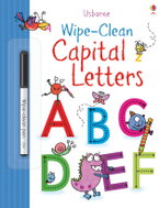 Wipe-Clean Capital letters - Colouring Book