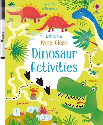 Wipe-Clean Dinosaur activities - Colouring Book - Main image