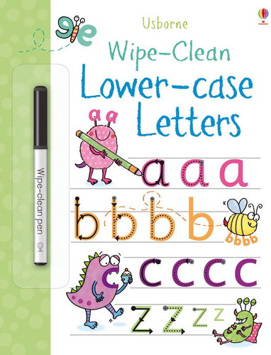 Wipe-Clean Lower-case letters - Colouring Book - Main image