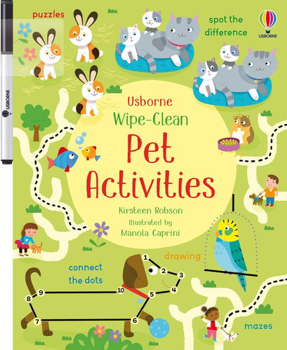 Wipe-clean Pet activities - Colouring Book - Main image