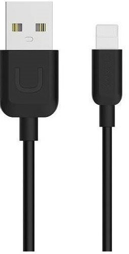 USAMS US-SJ097 Lightning Data Cable U Turn Series 1m Black - Data Cable - Main image