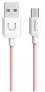 USAMS US-SJ098 micro USB Data Cable U Turn Series 1m pink - Adatkábel