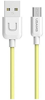 USAMS US-SJ098 micro USB Data Cable U Turn Series 1m yellow - Adatkábel - Fő fotó