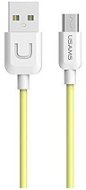 USAMS US-SJ098 micro USB Data Cable U Turn Series 1m yellow - Adatkábel