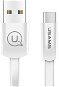 USAMS US-SJ200 U2 Type-C (USB-C) to USB Flat Data Cable 1.2m White - Data Cable