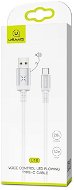 USAMS US-SJ287 U16 Voice Control LED Flowing Type-C (USB-C) to USB Cable white - Datenkabel