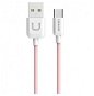 USAMS US-SJ099 Type-C (USB-C) to USB Data Cable U Turn Series 1m pink - Datenkabel