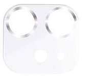 USAMS US-BH703 Metal Camera Lens Glass Film für iPhone 12 weiß - Objektiv-Schutzglas