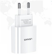 USAMS T18 Single USB Travel Charger 10,5 W white - Nabíjačka do siete