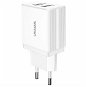 USAMS US-CC090 T24 Dual USB Travel Charger 10.5W White - AC Adapter